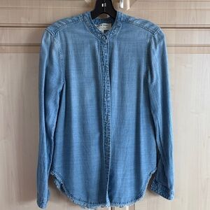 Anthropologie Cloth & Stone Light Blue Denim Shirt